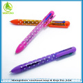 Hot sale plastic multi color ink pens for promotion